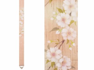 細タペストリー　八重桜　和モダン　手描き　タぺストリー　春　桜　和　インテリア　海外土産