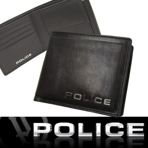 POLICE ポリス 二つ折り財布 牛革 EDGE PA-58000 BK 本革 国内正規代理店商品 新品 (37)