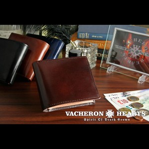 VACHERON HEARTS ヴァセロンハーツ キャピタルレザー ビルフォールド 二つ折り財布 本革 VH-1013 選択 定価13824円