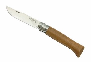 OPINEL(オピネル）648　002022　No.8　ステンレス　ウォールナットハンドル　刃長85mm 