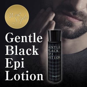 モウ悩まない!!青ヒゲ＆ムダ毛の悩み!【GENTLE BLACK EPI LOTION(ジェントルブラックエピローション)】送料無料3本SET