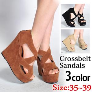 厚底サンダル クロス ベルトの通販 Au Pay マーケット
