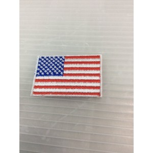 小型刺繍ワッペン（BV）(アメリカ国旗)アイロンワッペン　刺繍、エンブレム、大人気、オシャレ アップリケ 人気 アメ雑 アメリカン雑貨