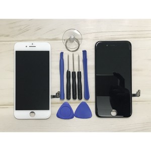 iPhone7 フロントパネル ( 純正再生品 ) 激安 白/黒 画面割れ修理用 ( 純正液晶純正IC ) アイフォン ガラス 液晶 交換 1枚