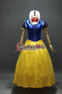 高品質 高級コスプレ衣装 白雪姫 風 ディズニー ハロウィン ドレス 完全オーダメイドも対応可能