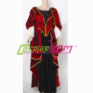 高品質 高級コスプレ衣装 パイレーツ・オブ・カリビアン 風 エリザベス・スワン タイプ Pirates Of The Caribbean Elizabeth Swann Dress