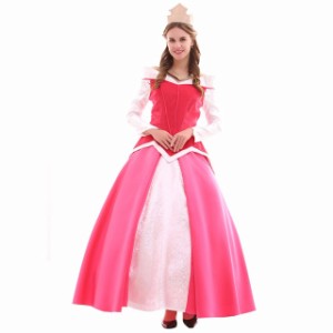 高品質 高級コスプレ衣装 眠れる森の美女 風 オーロラ姫 タイプ オーダーメイド ドレス Sleeping Beauty Princess Aurora Cosplay Dress