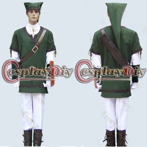 高品質 高級コスプレ衣装 ゼルダの伝説 リンク 王子 風 オーダーメイド コスチューム The Legend of Zelda Link Costume 