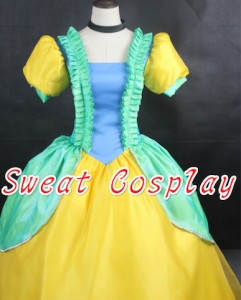 高品質 高級コスプレ衣装 ディズニー シンデレラ 風 ドリゼラ タイプ ドレス オーダーメイド Cinderellar Evil Sisters Drizella Costume