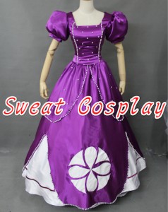 高品質 高級コスプレ衣装 ディズニー風 ちいさなプリンセス ソフィア タイプ ドレス オーダーメイド princess sofia the First Princess