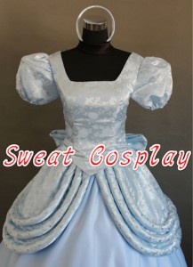 高品質 高級コスプレ衣装 ディズニー 風 シンデレラ プリンセス タイプ オーダーメイド ドレス Cinderella cosplay costume 