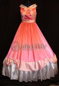 高品質 高級コスプレ衣装 ディズニー シンデレラ 風 ドレス dress オーダーメイド Cinderella Costume Dress Pink Gown Princess Dress