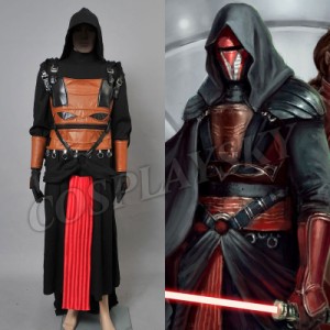 高品質 高級コスプレ衣装 スターウォーズ 風 ダース・レヴァン タイプ Star Wars Darth Revan Outfit Cape Costume Movie Cosplay