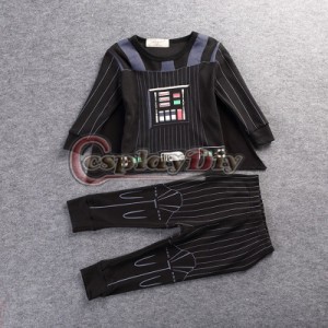 高品質 高級コスプレ衣装 スターウォーズ 風 コスチューム 子供用 キッズ Star Wars Darth Vader Kids Onesies Winter Autumn Pajamas