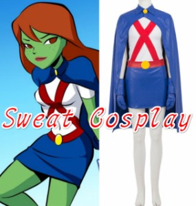 高品質 高級コスプレ衣装 ヤングジャスティス 風 ナイトウィング タイプ オーダメイド Young Justice Miss Martian Costume 