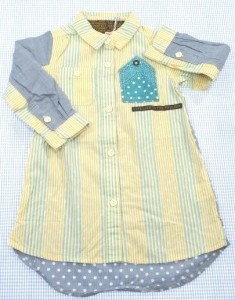 ジャンクストア― JUNKSTORE  ワンピース 長袖 90cm オールインワン 女の子 キッズ 子供服 中古