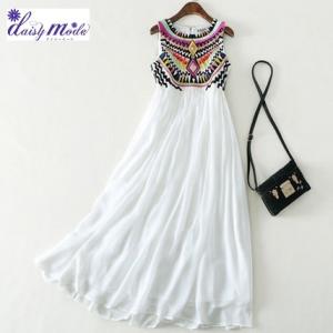 ワンピース ノースリーブ エスニックの通販 Au Pay マーケット