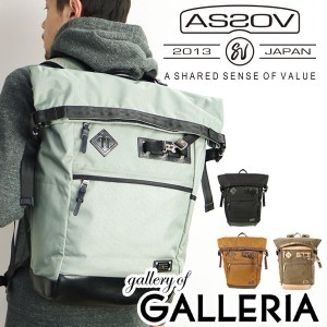 【商品レビューで＋5％】AS2OV アッソブ リュックサック バックパック EXCLUSIVE BALLISTIC NYLON ロールトップ メンズ 061310