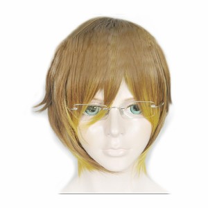 王室教師ハイネ ブルーノ・フォン・グランツライヒ コスプレウィッグ　かつら cosplay wig 耐熱 変装用ウィッグ専用ネット付 