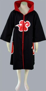 【1万円以上送料無料】超人気コスプレ服♪NARUTO -ナルト- 暁フード付マントコスプレ衣装/アニメ/変装・仮装/学園祭