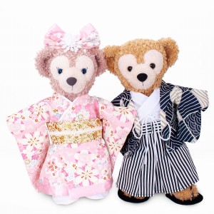 ダッフィー＆シェリーメイコスチューム ウェディング衣装 着物男女セット 和服★wedding dress 衣装 duffy 結婚式