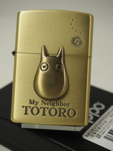 ジッポー限定Zippo となりのトトロ TOTOROメタル真鍮・両面/小トトロ/新品・NZ-23 スタジオジブリ