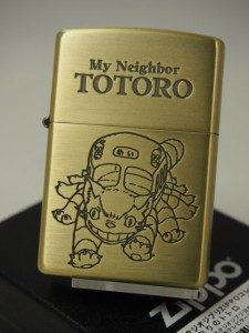 ジッポー限定Zippo となりのトトロ TOTOROネコバス・両面スタジオジブリNZ-22 スタジオジブリ