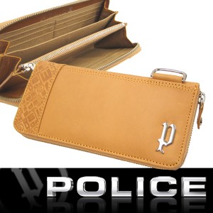 POLICE ポリス 長財布 ヌメ革 ラウンドファスナー 財布 CIRCUIT PA-6104 CA 国内正規代理店商品 新品 (26)