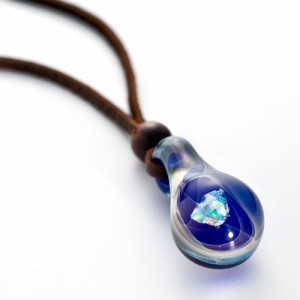 DragonPipe ( ドラゴンパイプ ) OPAL DROP ペンダント ネックレス ガラス アクセサリー 日本製 ハンドメイド