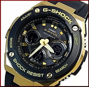 カシオ/G-SHOCK【CASIO/Gショック】ソーラー電波腕時計 メンズ G-STEEL/Gスチール Sサイズ【国内正規品】GST-W300G-1A9JF