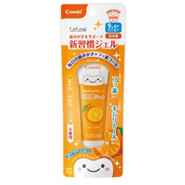 【テテオ】歯みがきサポート 新習慣ジェル オレンジ味 30g