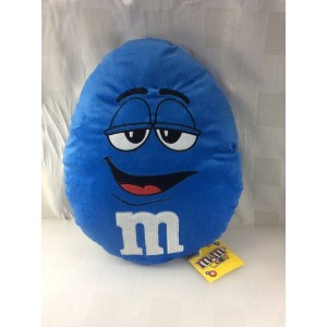 M&Ms チョコレート エムアンドエム カラフルチョコレートのキャラクタークッション（ブルー ） クッション かわいいクッション