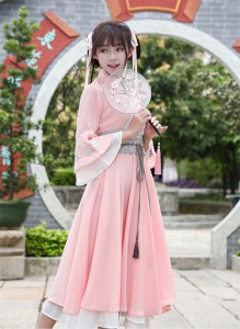 漢服 唐装学園祭 仙女服 写真撮影 古代宮廷風 コスプレ衣装 女性 中華服 古風 ステージ衣装 振袖 引き裾 おしゃれ 仮装 レディース 古典