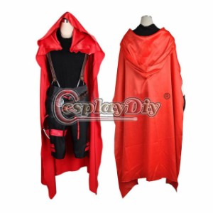 高品質 高級 コスプレ衣装 RWBY（ルビー）風 ルビー・ローズ タイプ オーダーメイド Red Ruby Rose Male RWBY Cosplay Costume