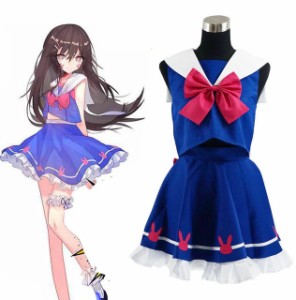 高品質 高級コスプレ衣装 オーバーウォッチ 風 オーダーメイド 制服 OW Role D.VA Cosplay Costume Sailor Suit Girl's School Uniform