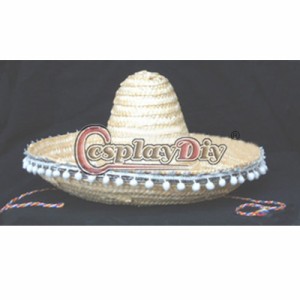 高品質 高級コスプレ衣装 ディズニー 風 ハワイアン メキシコ 帽子 Halloween Party Hawaii Mexico Big Large Brim Straw Hat Cap