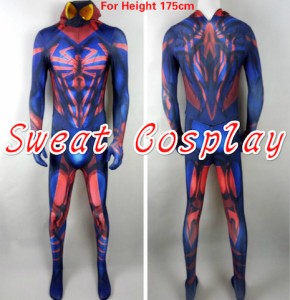 高品質 高級コスプレ衣装 スパイダーマン 風 ジャケット ボディースーツ コスチューム Spider-Man V2 Costume Spiderman Costume