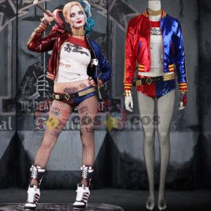 高品質 高級コスプレ衣装 スーサイド・スクワッド 風 ハーレー・クィン タイプ Suicide Squad Harley Quinn cosplay costume