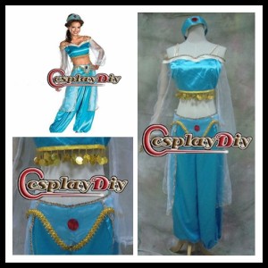 高品質 高級コスプレ衣装 ディズニー アラジンと魔法のランプ 風 アラビアン・ナイト ジャスミン タイプ Aladdin jasmine princess