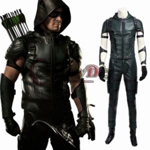 高品質 高級コスプレ衣装 グリーンアロー 4 風 オリバー・クイーン タイプオーダーメイド Arrow Season 4 Oliver Queen Costume