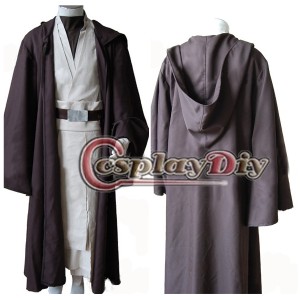 高品質 高級コスプレ衣装 スターウォーズ 風 オビ＝ワン・ケノービ タイプ Star Wars Old Obi Wan Kenobi Costume Movie Cosplay Costume