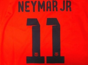 子供用 K134 14 バルセロナ NEYMAR JR*11 ネイマール ピンク ゲームシャツ パンツ付 /サッカー/キッズ/ジュニア/ユニフォーム 