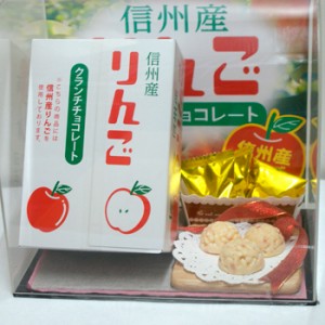 りんごクランチチョコレート（夏クール配送）（信州長野県のお土産 お菓子 おみやげ 洋菓子 ギフト 長野土産 林檎チョコレート りんごの