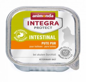 猫用　アニモンダ　インテグラプロテクト　INTESTINAL　胃腸ケア　七面鳥のみ　100g×16トレイ　【86875】