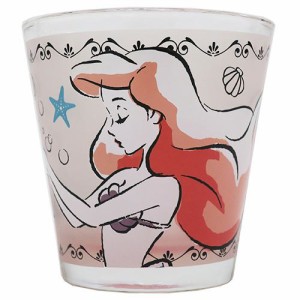 ◆リトルマーメイドアリエル カラー フロストグラス （ディズニー）マグカップ おしゃれ コップ マグ 食器(D42)