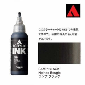 【10%OFF！】ホルベイン　HOLBEIN アクリリックインク 100ml AI933 ランプ ブラック