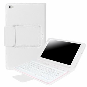 docomo dtab d-02H/HuaWei MediaPad M2 801W レザーケース付き Bluetooth キーボード 日本語入力対応