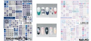 写ネイル ★Ｐｒｏ Mosaic Tile Zellij /モザイクタイルゼリージュ(スカンジナビアン ブルー・モロッカン)メール便OK