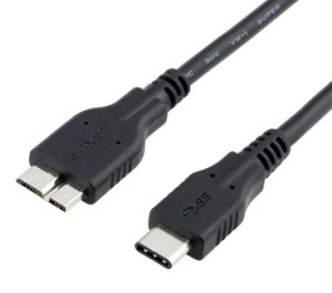 USB3.1 Type C to USB3.0 Micro USB 変換ケーブル  オス−オス 1m/USB C - 3.0 Micro B データケーブル ハードドライブ用 HDDデータ転送