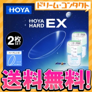 全品ポイント5％UP！3日23:59迄◇《送料無料》HOYA ハードEX 2枚セット ハードコンタクトレンズ ホヤ